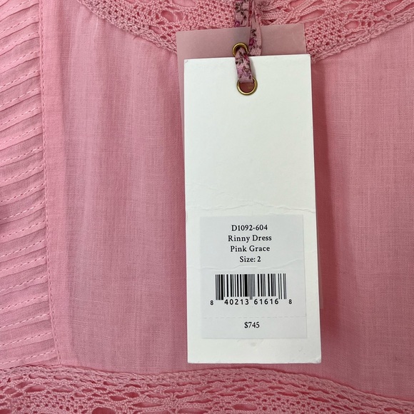 loveshackfancy rinny dress in color pink grace. - Picture 5 of 11